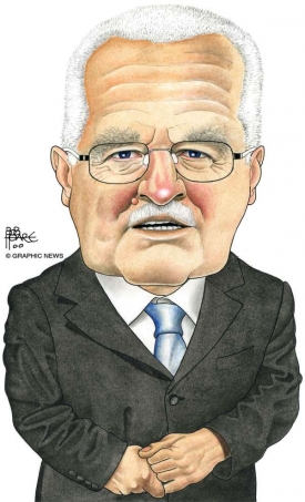 Václav Klaus si 'pohrává' s Evropou.